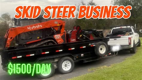 how to run a skid steer business|skid steer work.